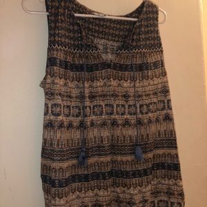 Patterned tank top